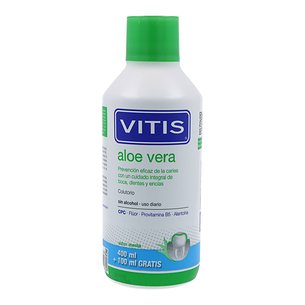 Vitis Aloe Vera Menta Enxaguante Bucal 500 ml