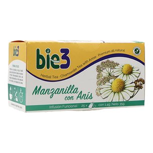 Bie 3 Manzanilla Anis 25 Bolsitas