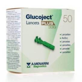 Glucoject 50 Lancets Plus 33 g Lancetas Menarini