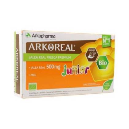 Arkoreal Geléia Real Fresca Junior 500 Mg 20 Ampolas