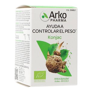 Arkocápsulas Ajuda a Controlar o Peso Konjac 80 Cápsulas