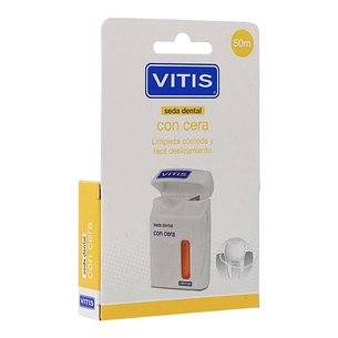 Fio dental encerado Vitis 50 M