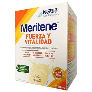 Meritene Fuerza Y Vitalidad Vainilla 15 Sobres