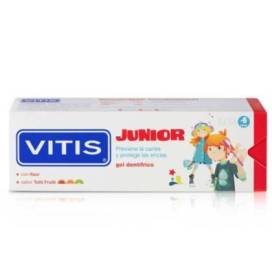 Vitis Junior Tooth Gel Tutti Frutti Flavour 75 Ml