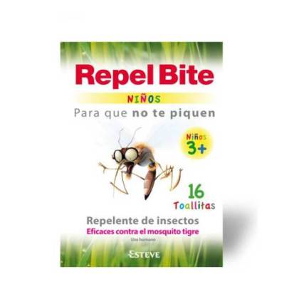 Repel Bite Kids 16 Wipes