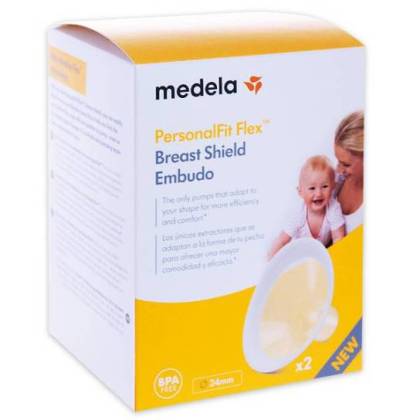 Medela Personalfit Flex Breast Shield Size M 24 Mm 2 Units