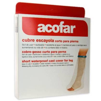 Acofar Short Waterproof Cast Cover For Leg