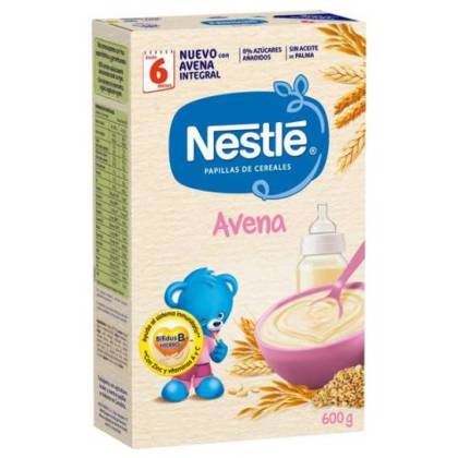 Nestle Papilla Cereales Avena Integral 600 G