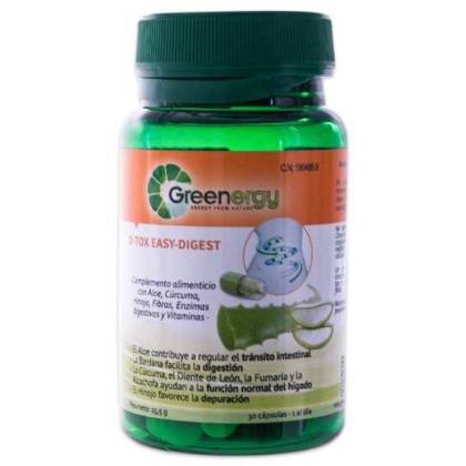 Greenergy D-tox Easy Digest 30 Capsules