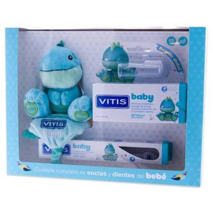 Vitis Baby Toothbrush + Calming Gum Gel + Silicone Thimble + Gift