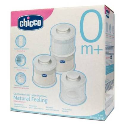 Chicco Breast Milk Containers 4 Units