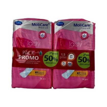 Molicare Premium Lady Pad 1.5 Tropfen 28 Einheiten Promo