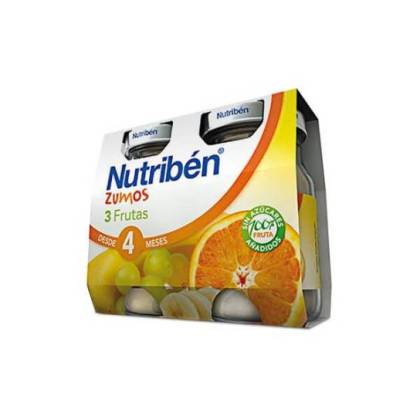 Nutriben Zumo De 3 Frutas 2x130 Ml