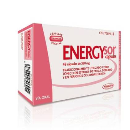 Energysor 350 Mg 48 Cápsulas Homeosor