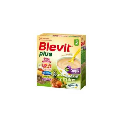 Blevit Plus Duplo 8 Cereales Con Miel Y Frutas 2 X 300 G