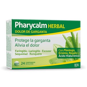 Pharycalm Herbal Dor de Garganta 24 Comprimidos