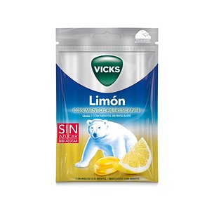 Vicks Lemon Hard Candy with Menthol 72 g
