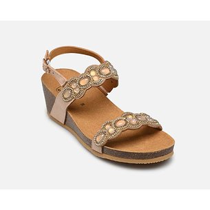 Sandalia Scholl Señora Ortigia Sandal Color Beig