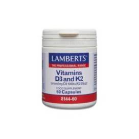 Vitamina D3 1000ui + K2 60 Caps 8144-60 Lamberts