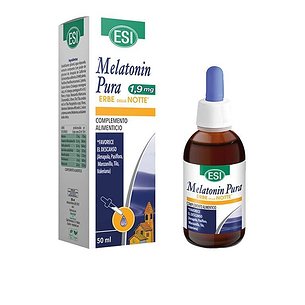 Reine Melatonintropfen mit Kräutern 190 mg 50 ml Esi