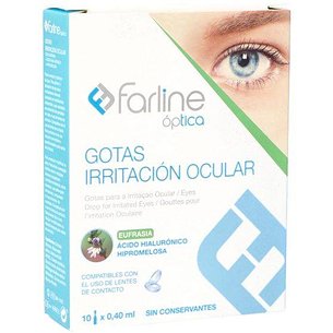 Farline Optica Gotas Irritacion Ocular 0.4 ml X 10 Uds