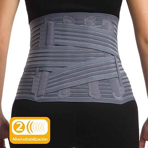 Faja Lumbosacra Semirrigida Doble Tensor En Cruc