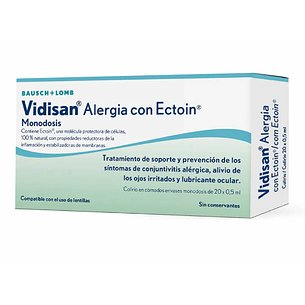 Vidisan Allergie mit Ectoin, 20 x 05 ml