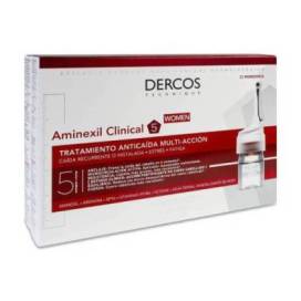 Dercos Aminexil Clinical 5 Mujer 21 Ampollas