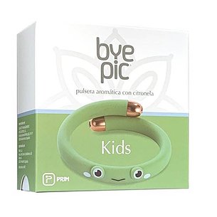 Prim Bye Pic Kids Pulseira de citronela verde sapo