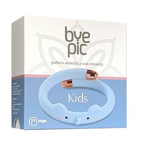Pulseira infantil Prim Bye Pic Elefante Azul Citronela