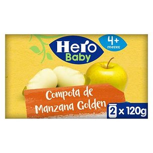 Hero Baby Compota de Maçã Dourada 4 Meses 120g