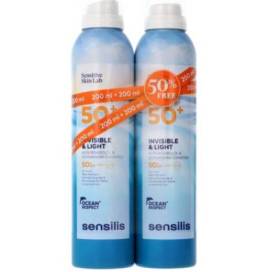 Sensilis Body Spray 50 Invisible Y Light 200ml Duplo