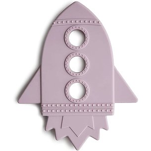 Mushie Mordedor Silicona Rocket Soft Lilac Ref 4