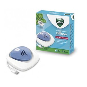 Vicks USB Mentol Difusor de Óleos Essenciais