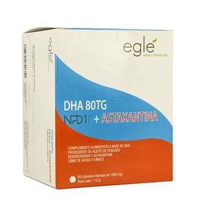 Dha 80 Tg Npd1 Astaxantina 60 Cápsulas