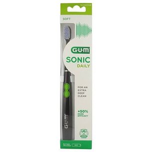 Escova de dentes Gum Activital Sonic a pilhas preta