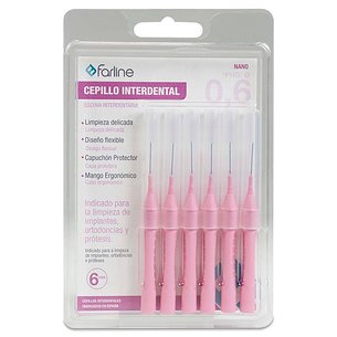 Cepillo Interdental Farline Nano 06 mm 6 Unidade