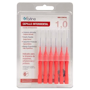 Escova Interdental Cônica Mini Farline 10 mm 6
