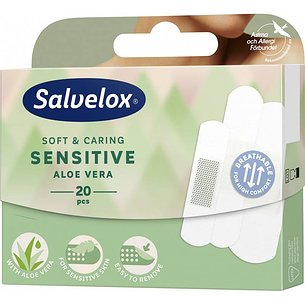 Salvelox Sensitive Aloe Vera 20 Curativos