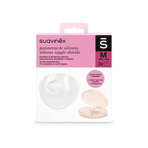 Protetor de mamilo de silicone Suavinex 2 unidades