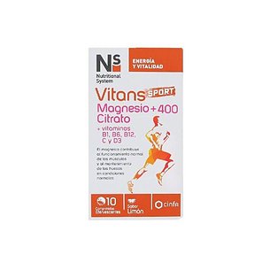 Ns Vitans Magnesio Citrato 400 10 Comprimidos E