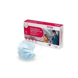 Mascarilla Quirurgica Iir Aposan Botiquin 10 Uni