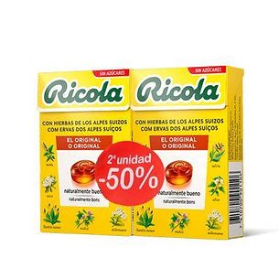 Ricola Swiss Herbs Candies Sa 2x50 g Promo