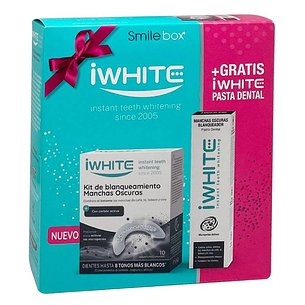 Kit Clareador de Manchas Escuras Iwhite 10 Moldes + Creme Dental 75 ml Promocional
