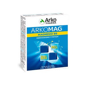 Arkomag Magnésio Vitamina B6 30 Cápsulas