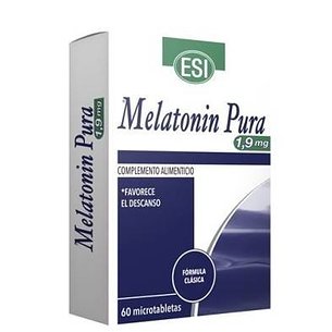 Reines Melatonin 1,9 mg 60 Mikrotabletten Trepatdi