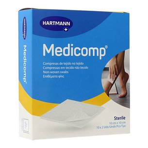 Medicomp Compresas Nonwoven Esteril 10x10 Cm 12 