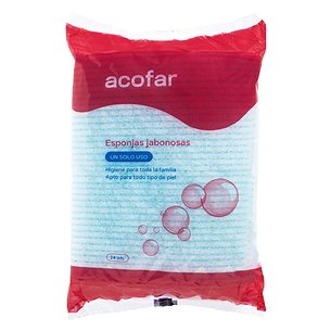 Acofar Esponja Enjabonada Desechable 24 Uds