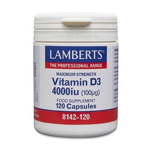 Vitamin D3 4000 IU 100 Mcg 120 Caps 8142120 Lam