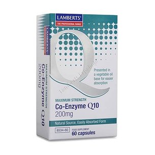 Coenzima Q10 200mg 60 Cápsulas Lamberts